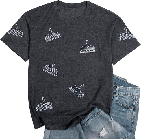 Western Shirts for Women Boot Stitch Embroidery Shirt Rodeo Vintage Tshirt Oversized Boho Country Music Short Sleeve Top in Saudi Arabia
