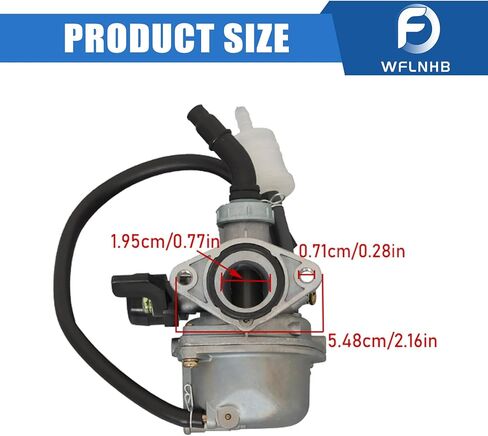 PZ19 Carburetor with 35mm Air Filter Replacemenet for 50cc 70cc 90cc 110cc 125cc ATV Dirt Bike and Go Kart Horizontal Engine in Saudi Arabia