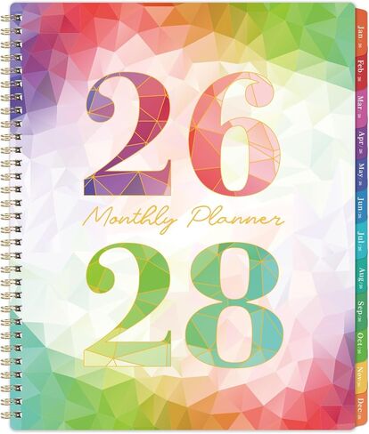 2025-2028 مخطط شهري - 3 سنوات مخطط شهري 2025-2028 ، يوليو 2025 - يونيو 2028 ، التقويم الشهري 9 × 11 ، 36 شهرًا مع علامات تبويب ملونة وجيب داخلي in Kuwait