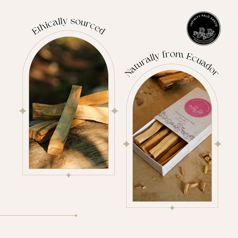 12 عصي Premiun Palo Santo من الإكوادور - Wild Harved ، 100 ٪ طبيعية ومستدامة عصا مثالية لليوغا الوساطة أو الصلاة in Saudi Arabia