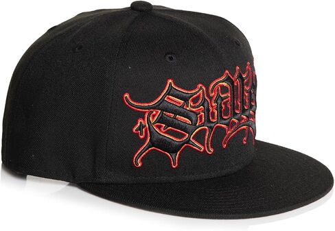 Sullen Men's Til Death Graphic Tattoo Lifestyle Flatbill Snapback Hat Black in Saudi Arabia