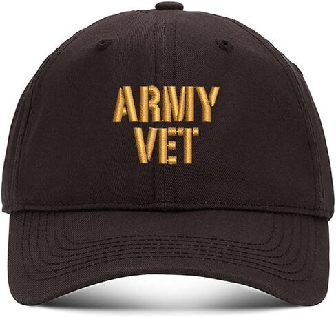 Baseball Caps for Men & Women US Army Veteran Military Embroidered Adjustable Washed Cotton Strapback Hats in Saudi Arabia