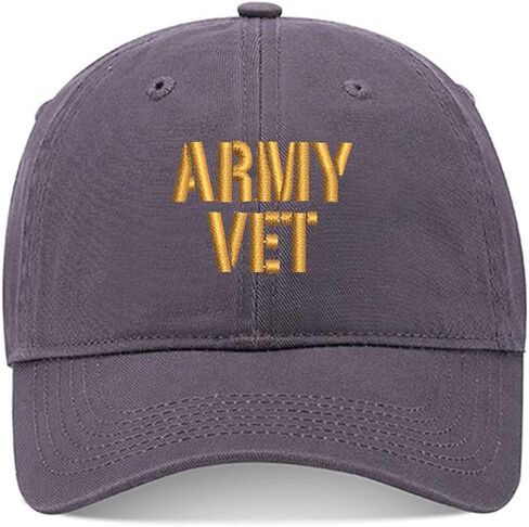 Baseball Caps for Men & Women US Army Veteran Military Embroidered Adjustable Washed Cotton Strapback Hats in Saudi Arabia