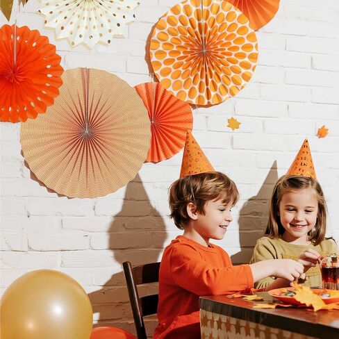 SUNBEAUTY Daisy Paper Flowers Party Decorations, Party Flower Decorations, Orange Yellow Flowers Wall Hanging, 1st Birthday Bridal Baby Shower Wedding Classroom Tea Party Daisy Décor in Saudi Arabia