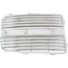 For Dodge Ram 2500/3500 2003 2004 2005 Grille Insert Assembly Driver and Passenger Side | Pair | Horizontal Bar | Chrome | Plastic | Replacement For CH1201103, CH1201104 | 5073297AA, 5073296AA in Kuwait