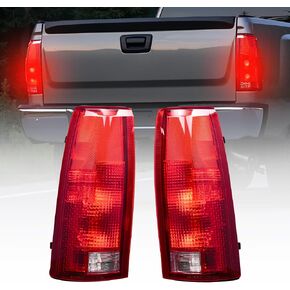 مجموعة مصباح ذيل VEVOR متوافقة مع 1988-1999 CHEVY/GMC C/K 1500 2500 3500 ، 1992-1999 CHEVY/GMC Suburban 1500/2500 ، 2pcs مصابيح الفرامل الخلفية الأيسر واليمين مع لمبات الهالوجين in Kuwait