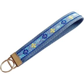 Battletim Key fob keychain keychain wristlet floral stervedered chain chain chain chain key handmade key fobs fobs for women in Kuwait