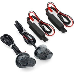 Motorcycle turn lights Turn Signal Light Indicator For YAMAHA YZF R7 2021 2022 YZFR7 YZF-R7 Motorcycle Accessories Mini Flashing Lamp Side Lights (Color : Smoke) in Saudi Arabia