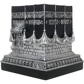 Islamic Kaba Replice Model, Muslim Turkish Home Table Decorations Perfect Islamic Ramadan Showpiece Eid Gifts Bookend Gold Plated Traditional Home Table Fireplace Decor in Kuwait