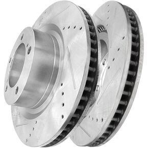 PM Auto Front Front Pridged Sloted Disced Brake Prake Praking for 2007-2021 Toyota Tundra ، دوارات الفرامل البديلة للسيارات in Kuwait