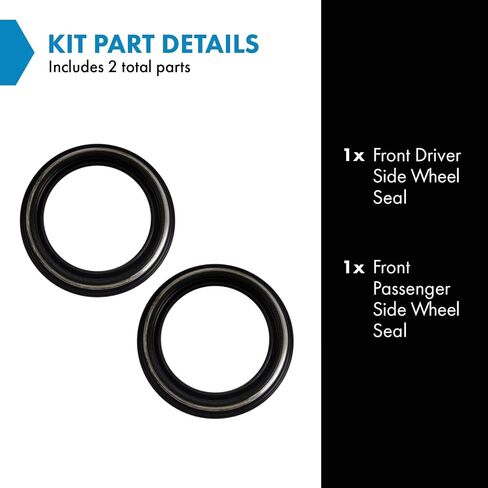 TRQ Front Wheel Seal Compatible with Ford Lincoln Mazda Mercury in Saudi Arabia