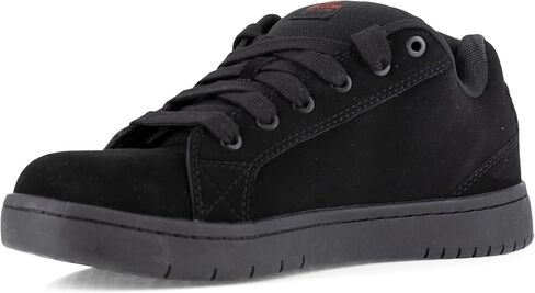 Volcom Stone Op Art EH Comp Toe Shoes for Men – Nubuck Upper – Soft Insole – Memory Foam Cushioning Black/Dark Red 10 W in Saudi Arabia