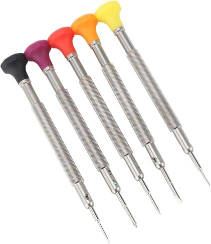 Accuracy Screwdriver Set, 5 Extra Replace Blades Miniature Screwdriver Set for Watch Repair Eyeglasses Repair Jewelry Work in Saudi Arabia