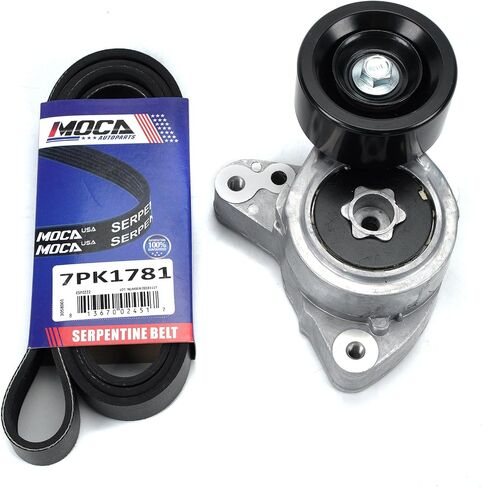 MOCA Serpentine Belt Excaptory توتر FIT 2003-2007 لـ Honda Accord LX Coupe 2-Door/Sedan 4-Door 2.4L ، 2006-2007 لـ Honda Accord Value Package Sedan 4-Door 2.4L in Saudi Arabia