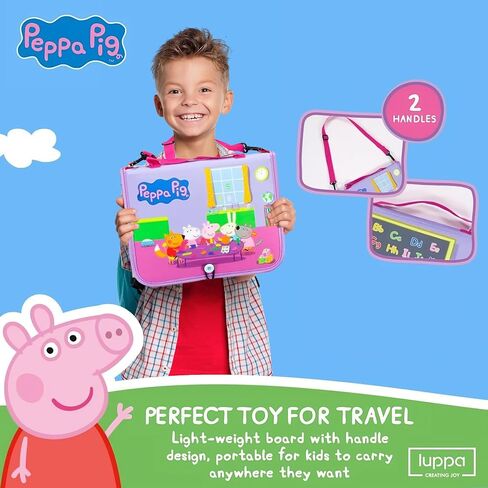 LUPPA My First Peppa Pig Sewing Kit – Beginner Kids Easy DIY Projects Peppa Pig & Peppa's Bear, Complete Arts & Crafts Set with Instructions & Felt – Girls, Boys Learning to Sew & Embroider in Saudi Arabia