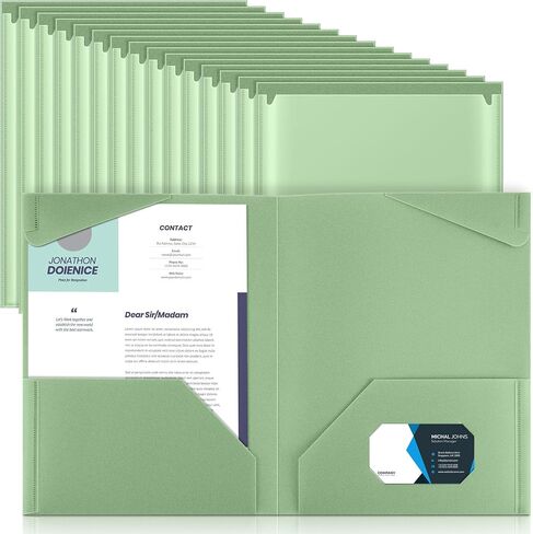 Henoyso 36 Pcs Plastic Folders with Clear Front Pockets Heavy Duty File Folders with 2 Pockets and Card Slot for Student Communication School Office Presentation Report (Orange) in Saudi Arabia