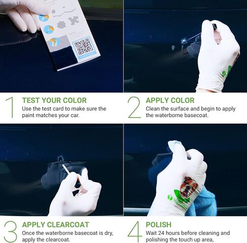 TouchUpDirect PBF/TBF Slate Blue Pearl Coat Compatible with Jeep Exact Match Touch Up Paint Brush - Essential Kit in Saudi Arabia