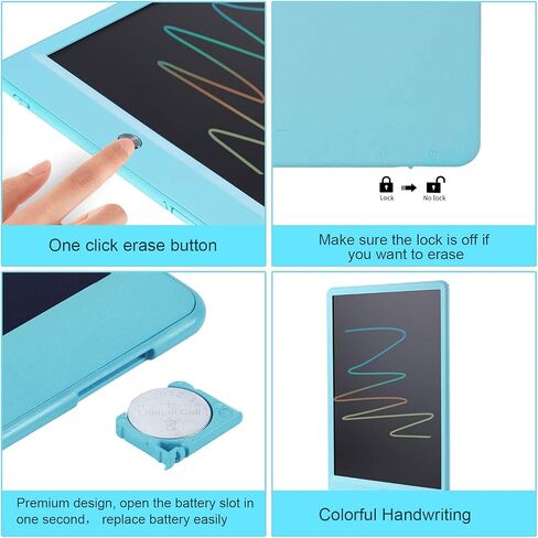 2 Pack LCD Writing Tablet for Kids Doodle Board 10 Inch, Electronic Drawing Tablet Drawing Pads, LEYAOYAO Drawing Board Learning Educational Toddler Toy - Gift for 3-6 Years Old Boys Girls in Saudi Arabia