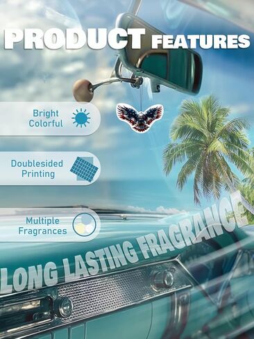 Wococn لطيف السيارة معطر هواء ، معطرات الهواء المعلقة ، حجم 3.15 × 2.2 بوصة ، إكسسوارات السيارات الفريدة ، رائحة للسيارات أو المنزل (عباد الشمس البقر C1) in Kuwait