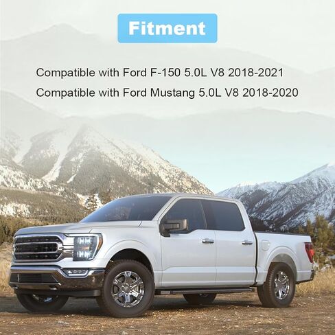 JDMON 8PCS IGNITION COILS Pack و Spark Clop متوافقة مع Ford F150 2018-2021 ، Mustang 2018-2020 5.0L V8 استبدال UF835 DG566 JR3E12029AA 2117712 94862 in Kuwait