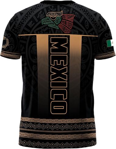 Aztec Shirt for Men, Mexican Flag Shirt, Vintage Mexican Tshirt, Mexico Shirts Men in Saudi Arabia