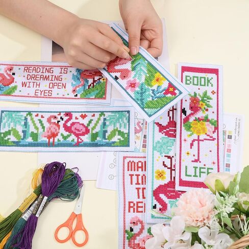 Origach 6 Set Animals Cross Stitch Stitch Kit للمبتدئين مع دعم تعليمات خيط Love Lovel in Kuwait