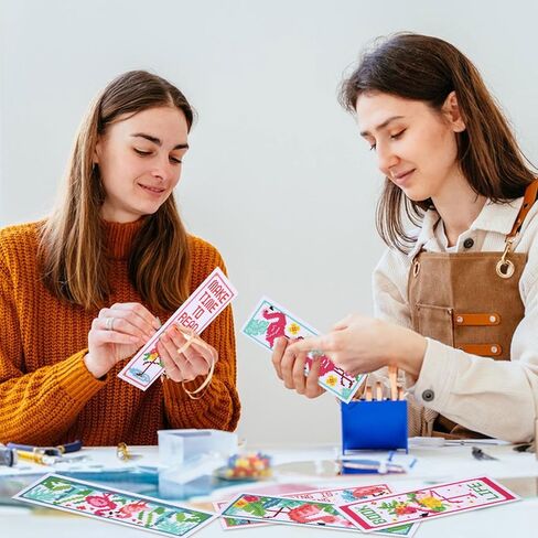 Origach 6 Set Animals Cross Stitch Stitch Kit للمبتدئين مع دعم تعليمات خيط Love Lovel in Kuwait