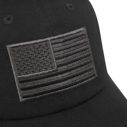 American Flag Baseball Cap - Cotton Unstructured Patriotic Hats for Men Women - Low Profile & Adjustable Fit for Daily Wear in Kuwait