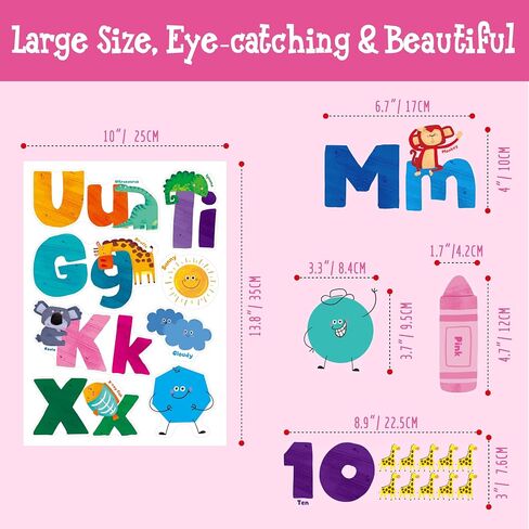113 PCS Flower Wall Decals, Self-Adhesive Vinyl Wall Stickers, Wildflower, Butterfly & Dragonfly Stickers, Colorful Design Safe for Wall, Window, Door, Room Decor in Kuwait