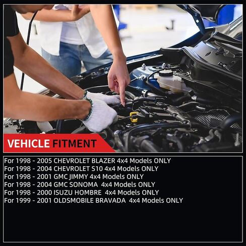 قطعتان من ذراع التحكم العلوي الأمامي ومجموعة وصلات كروية متوافقة مع 1984-2004 CHEVROLET S10 1991-2001 OLDSMOBILE BRAVADA 1998-2005 GMC JIMMY K620172 K620173 in Saudi Arabia