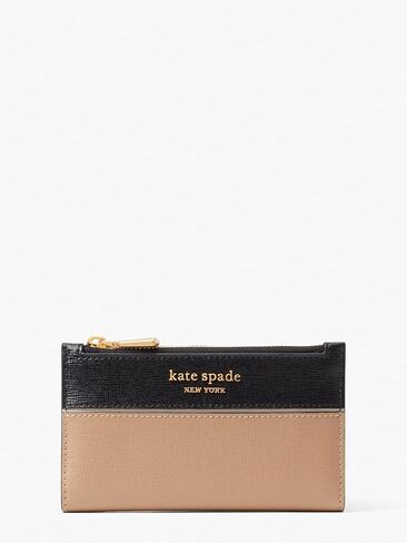 kate spade new york Women's Morgan Colorblocked Saffiano Leather Flap Chain Wallet, Cafe Mocha Multi in Saudi Arabia