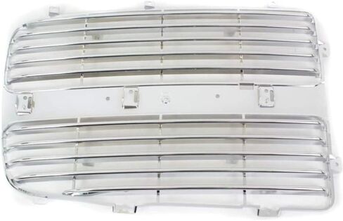 For Dodge Ram 2500/3500 2003 2004 2005 Grille Insert Assembly Driver and Passenger Side | Pair | Horizontal Bar | Chrome | Plastic | Replacement For CH1201103, CH1201104 | 5073297AA, 5073296AA in Saudi Arabia