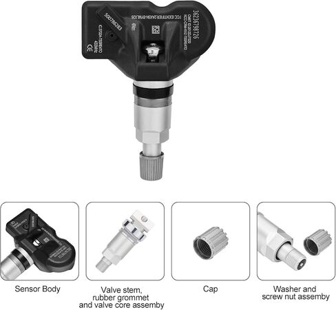 BDFHYK Tire Pressure Sensor 315Mhz Programmed TPMS Sensors Compatible with 2015-2020 Lincoln, F-150 Mustang Edge Expedition Fusion Flex GT Ranger Explorer Fiesta, MKX Continental, F2GZ-1A189-A in Saudi Arabia