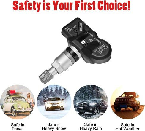 BDFHYK Tire Pressure Sensor 315Mhz Programmed TPMS Sensors Compatible with 2015-2020 Lincoln, F-150 Mustang Edge Expedition Fusion Flex GT Ranger Explorer Fiesta, MKX Continental, F2GZ-1A189-A in Saudi Arabia