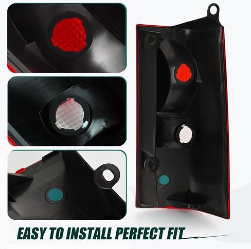 Tail Light Assembly Compatible with 2003-2014 Chevy Express 1500 & GMC Savana 1500, 2003-2023 Chevy Express 2500/3500 & GMC Savana 2500/3500, Halogen Rear Brake Lamps(Right Passenger Side) in Saudi Arabia