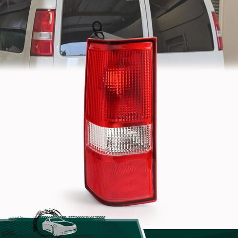 Tail Light Assembly Compatible with 2003-2014 Chevy Express 1500 & GMC Savana 1500, 2003-2023 Chevy Express 2500/3500 & GMC Savana 2500/3500, Halogen Rear Brake Lamps(Right Passenger Side) in Saudi Arabia