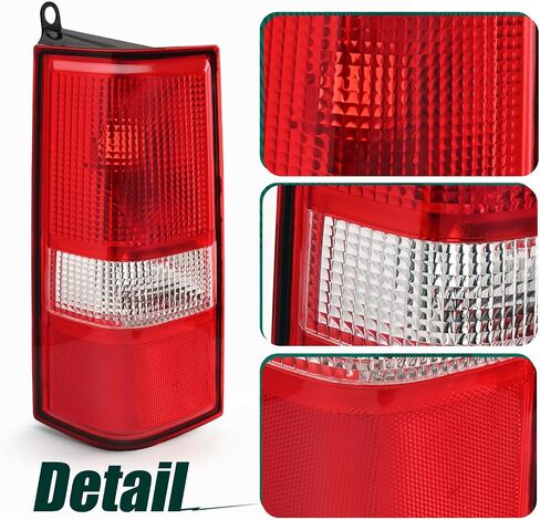 Tail Light Assembly Compatible with 2003-2014 Chevy Express 1500 & GMC Savana 1500, 2003-2023 Chevy Express 2500/3500 & GMC Savana 2500/3500, Halogen Rear Brake Lamps(Right Passenger Side) in Saudi Arabia