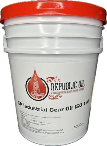 Generic Republic Oil EP150 OIT الصناعي زيت 5 جالون/35 رطل دلو | ISO 150 | الضغط الشديد | سطل in Saudi Arabia