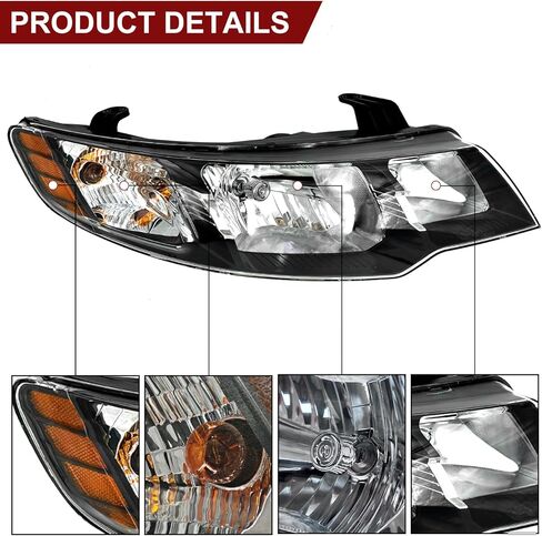 مجموعة الأمام المتوافقة مع 2010 2011 2012 2013 Kia Forte Halogen Halogen Driver in Kuwait