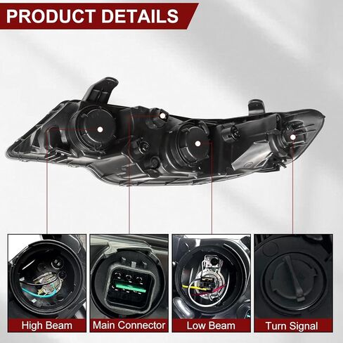 مجموعة الأمام المتوافقة مع 2010 2011 2012 2013 Kia Forte Halogen Halogen Driver in Kuwait