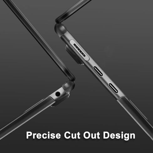 MOSISO Compatible with MacBook Air 15 inch Case 2025 2024 2023 M4 A3241 M3 A3114 M2 A2941,Ultra-Thin Natural Original Plastic Hard Shell&Matching Color Keyboard Cover&Screen Film&Pouch, Midnight Clear in Kuwait