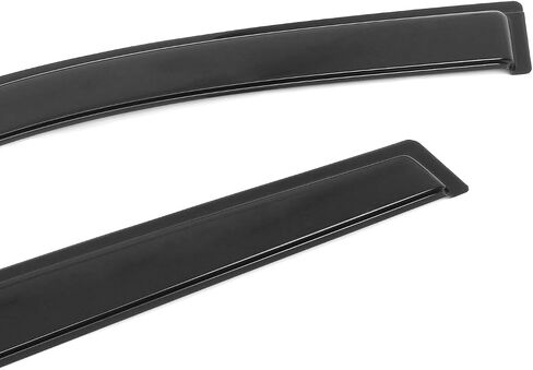 IKON MOTORSPORTS Tape on Window Visors Compatible with 2022-2025 Toyota Corolla Cross, Acrylic Smoke/Tinted Rain Guards, Side Window Wind Deflectors 4PCS in Saudi Arabia