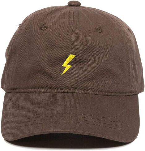 Lightning Storm Bolt Baseball Cap Embroidered Cotton Adjustable Dad Hat in Saudi Arabia