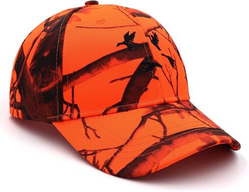 Duck Hunting Camouflage Hats Duck Takes Off Embroidery Adjustable Fishing Baseball Cap in Saudi Arabia
