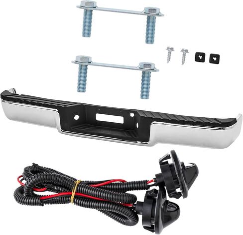 مجموعة الصلب الخلفي الصلب متوافق مع 2006 2007 2008 فورد F150 بدون ثقوب مستشعر حديقة البديل البديل للركض ل FO1103140 in Kuwait