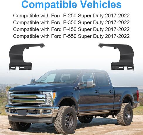 لوحة خطوة المصد الخلفي متوافقة مع Ford F-250 F-350 F-450 F-550 Super Duty 2017-2022 CAPS END CAPS END PUMPER LECT FO1191148 HC3Z17B807BC HC3Z17B807BD PUMPER END CAP CAP PAD in Saudi Arabia