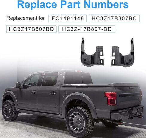 لوحة خطوة المصد الخلفي متوافقة مع Ford F-250 F-350 F-450 F-550 Super Duty 2017-2022 CAPS END CAPS END PUMPER LECT FO1191148 HC3Z17B807BC HC3Z17B807BD PUMPER END CAP CAP PAD in Saudi Arabia