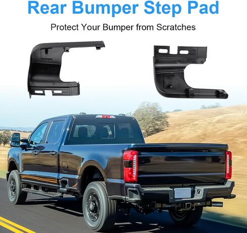 لوحة خطوة المصد الخلفي متوافقة مع Ford F-250 F-350 F-450 F-550 Super Duty 2017-2022 CAPS END CAPS END PUMPER LECT FO1191148 HC3Z17B807BC HC3Z17B807BD PUMPER END CAP CAP PAD in Saudi Arabia