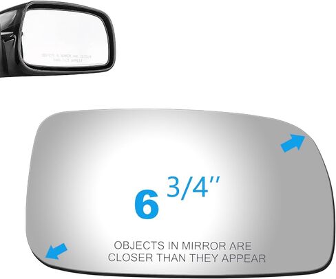 Mirror Glass fit for 2007-2012 Toyota Camry/Camry Hybrid (1st digit of VIN is a 1,4 or 5 made in USA) Passenger Right Side RH Non Heated in Saudi Arabia