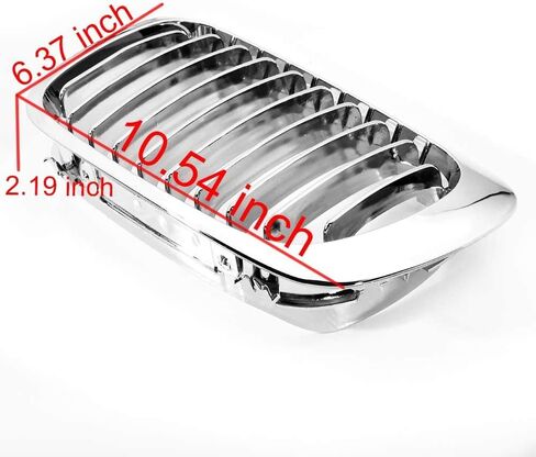 Astra Depot Compatible with E46 Kidney Grille Grill 1999-2002 BMW 325Ci 330Ci 2-Door - Chrome Color in Saudi Arabia